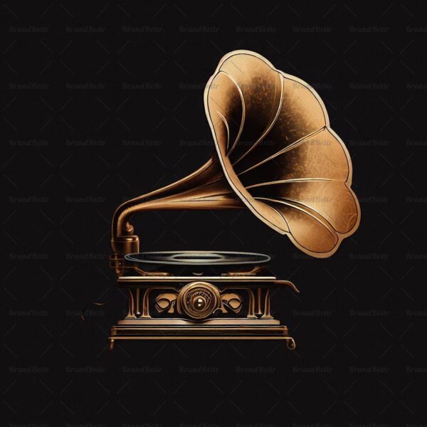 Antiker Grammophon